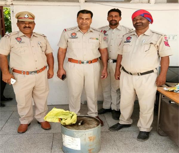 police recovered alcohol