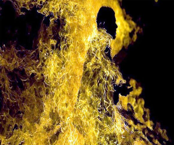 father and brother burnt alive