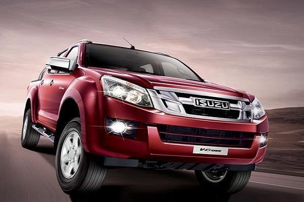 isuzu introduced in the new color of the famous v cross