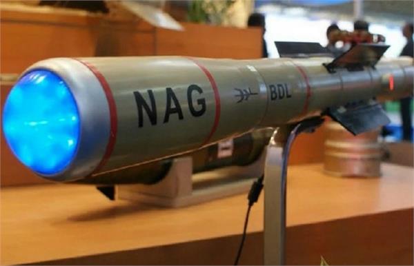 d r d o  successful testing of anti tank   nag   missile