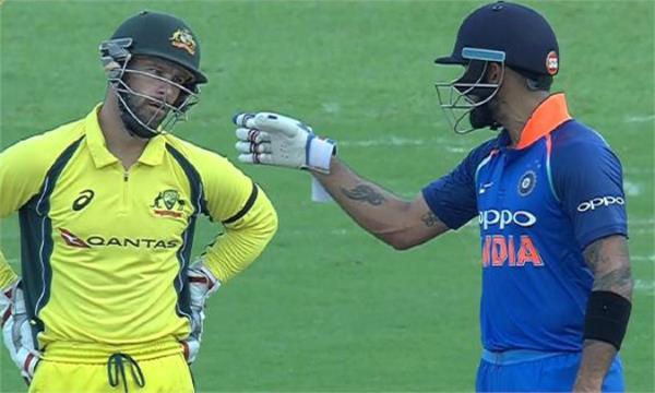 this was kohli reaction when matthew wade was out in the