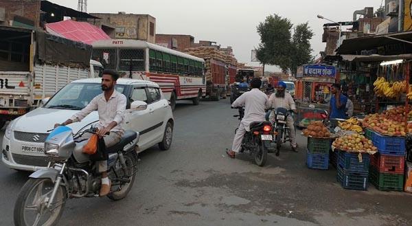 in terms of traffic  town conditions are worse than bad