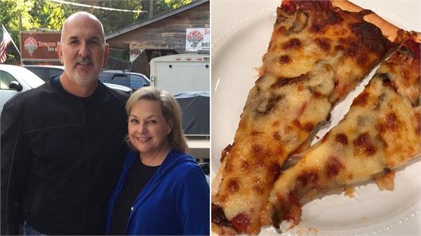 patient suffering from cancer pizza delivery manager