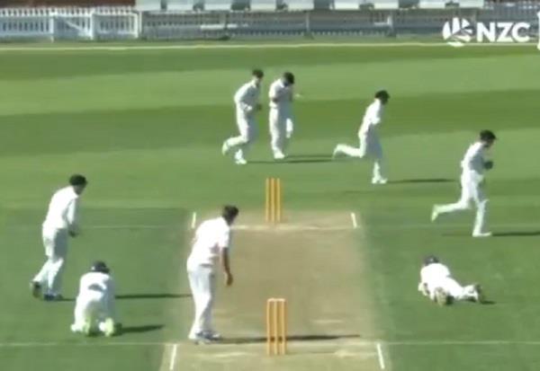 whenever in run of 2 runs  on the field three such batsmen have fallen