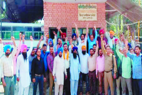 ਪਨਬੱਸ ਕੰਟਰੈਕਟ ਵਰਕਰ ਯੂਨੀਅਨ ਨੇ ਕੀਤੀ ਗੇਟ ਰੈਲੀ