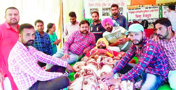 ਸੰਘਰਸ਼ ਦੇ ਮੈਦਾਨ ’ਚ ਹੀ ਬੇਰੋਜ਼ਗਾਰ ਲਾਈਨਮੈਨਾਂ ਨੇ ਬਣਾਏ ਪੱਕੇ ਚੁੱਲ੍ਹੇ
