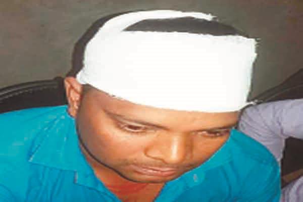 bloody blood taken to a policeman  s son