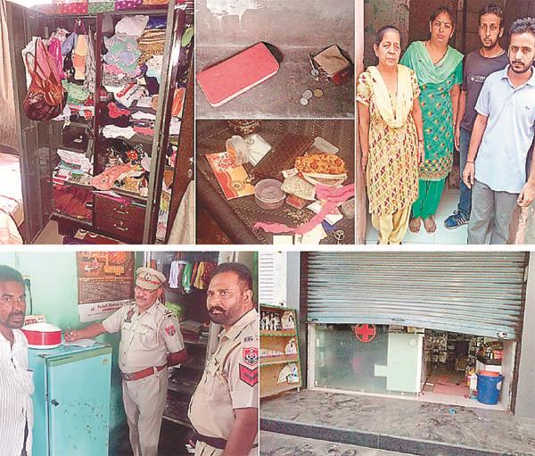thieves took two houses from day to day