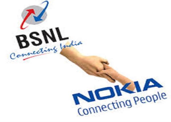 bsnl  nokia contract to provide 4g services