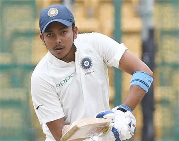 prithvi shaw