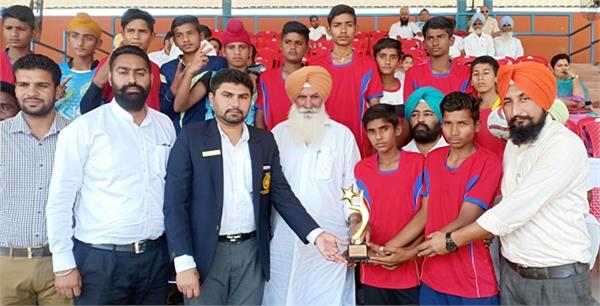 mansa  handball first position  gold medal