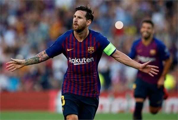 messi became the champions league player of the week