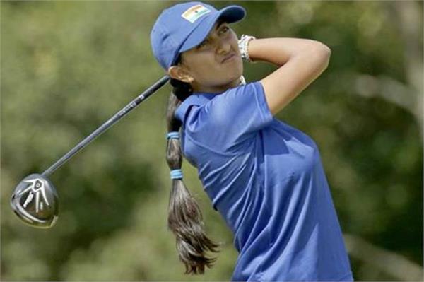 aditi ashok  golf tournament