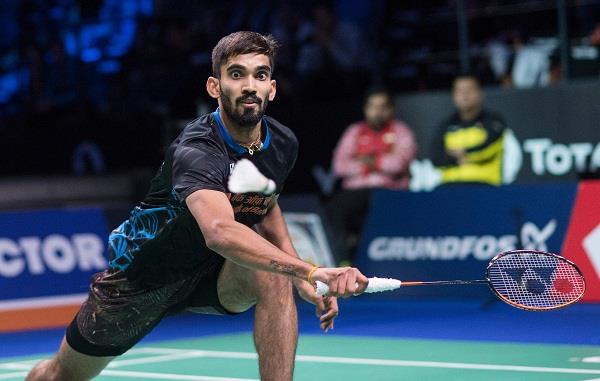 srikanth  s amazing start reached the second round of the french open