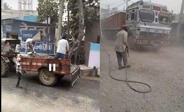 looking at the road being repaired with the repair of 37 million