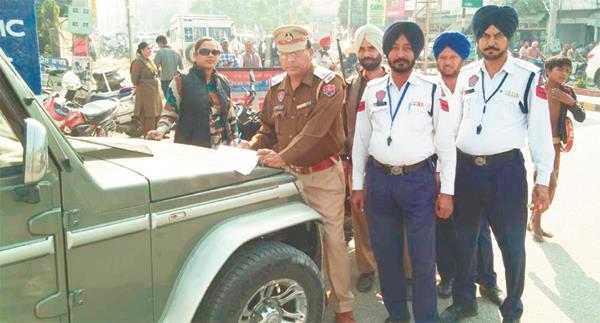 traffic police  invoice