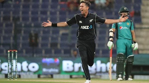 bolt  s hat trick  new zealand beat pakistan by 47 runs