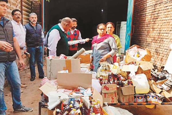 fake alcohol factory which has been arrested