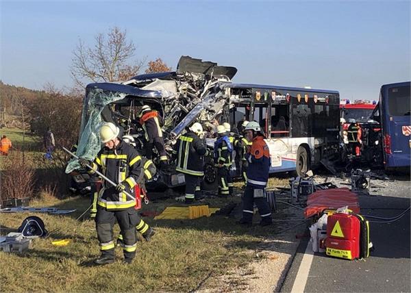 germany  bus collision