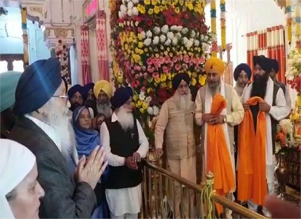 guru nanak dev ji  gurdwara sri ber sahib  parkash singh badal