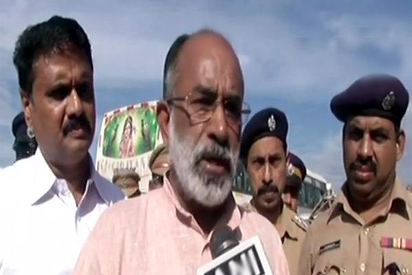 section 144 is imposed for no reason  devotees are not terrorists