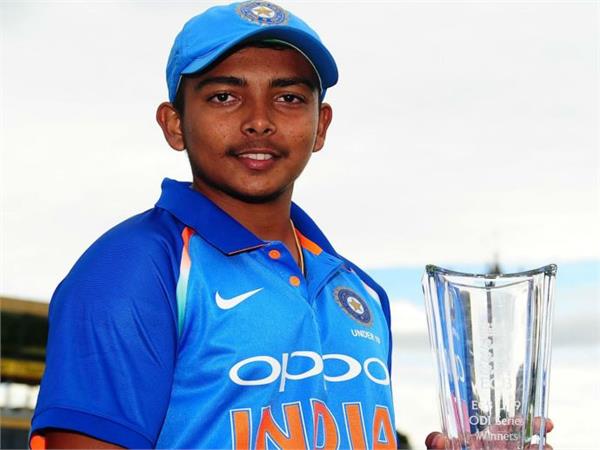 prithvi shaw