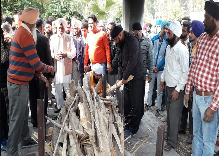 ਅੰਮ੍ਰਿਤਸਰ ਧਮਾਕੇ 'ਚ ਮਾਰੇ ਗਏ ਸੰਦੀਪ ਦਾ ਹੋਇਆ ਅੰਤਿਮ ਸੰਸਕਾਰ