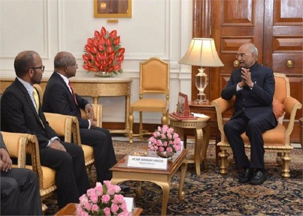 foreign minister of maldives met kovind