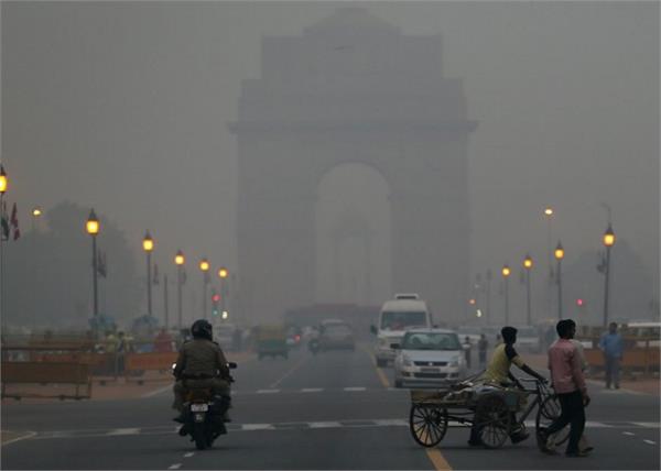 delhi in air pollution