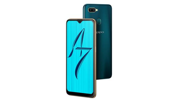 oppo a7 with waternotch  4230mah battery launched