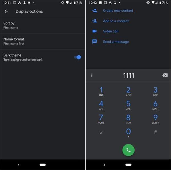 google phone app gets new dark theme