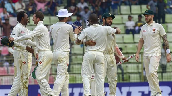 five years later zimbabwe won the first win in the test match
