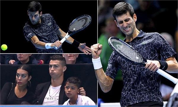 ronaldo reached for djokovic and isner  s match
