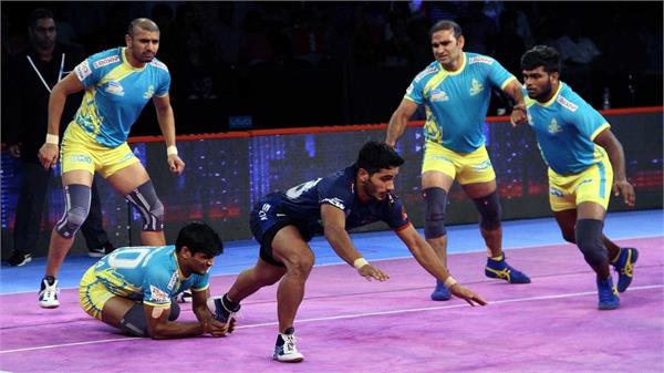 pro kabaddi league  tamil and haryana face tie