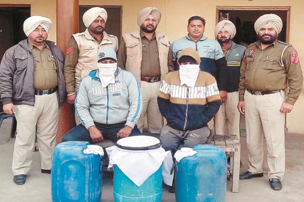 204 bottles of indian liquor  including liquor  were arrested