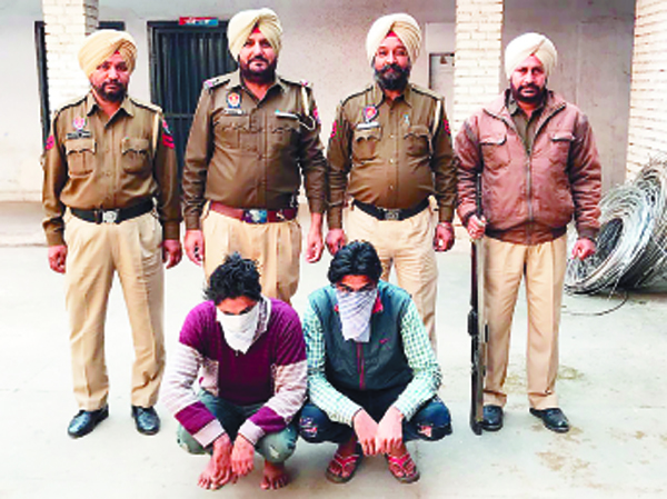 ਚੋਰੀ ਦੀ ਟਰਾਲੀ ਸਮੇਤ 2 ਕਾਬੂ
