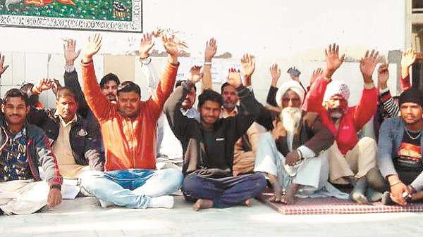 bajrang dal hindustan indefinitely continue hunger strike