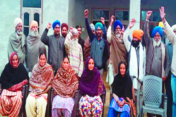 ਕਿਸਾਨ ਯੂਨੀਅਨ ਸੀ. ਪੀ. (ਐੱਮ. ਐੱਲ.) ਲਿਬਰੇਸ਼ਨ ਵੱਲੋਂ ਸਰਕਾਰ ਵਿਰੁੱਧ ਨਾਅਰੇਬਾਜ਼ੀ
