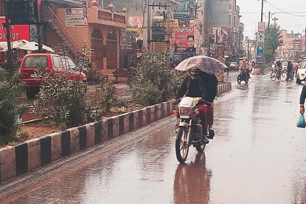 due to the rains due to the rains during the wedding season