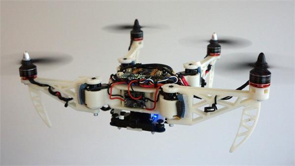 foldable drone that can shrink itself to fit through small holes