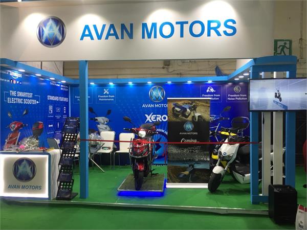 avan motors has showcased six new electric scooters
