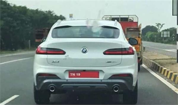new 2019 bmw x4 coupe has been spotted testing in india