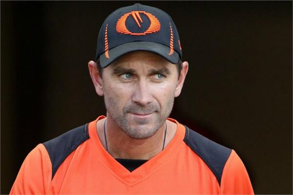 justin langer  indian team