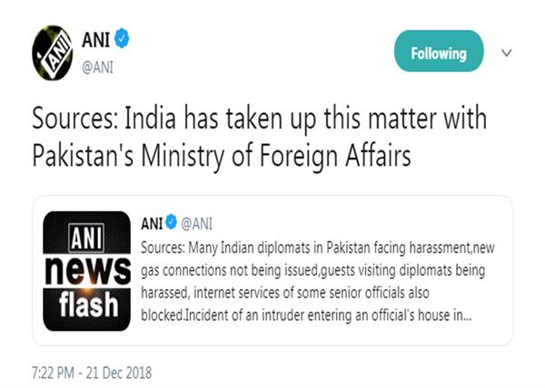 indian diplomats in pakistan are being exploited