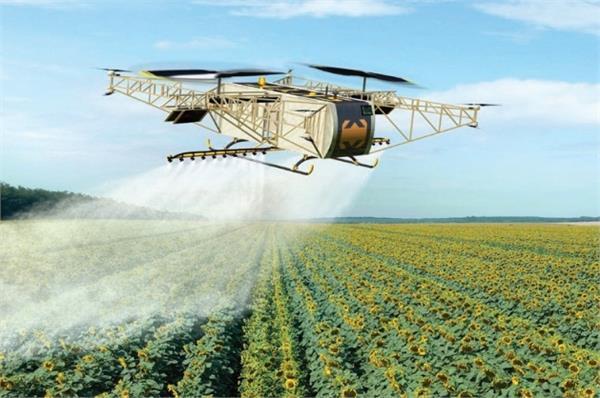 ਖੇਤਾਂ ’ਤੇ ਸਪ੍ਰੇਅ ਕਰਨ ਦੇ ਕੰਮ ਆਏਗਾ SKYF ਡਰੋਨ