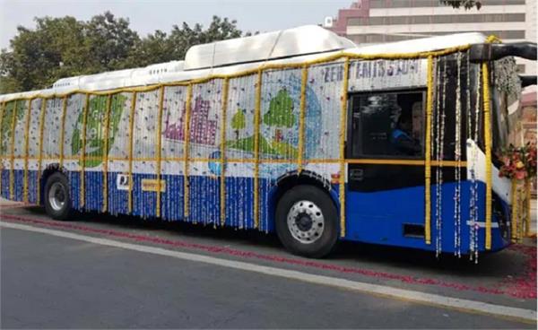 trail of one more electric bus to control pollution