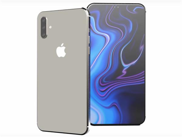 apple iphone with triple lens 3d camera and notch