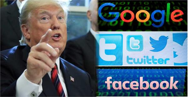 trump accuses facebook  twitter  google of democrat bias