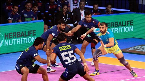 pro kabaddi league  tie between haryana and tamil is fought against