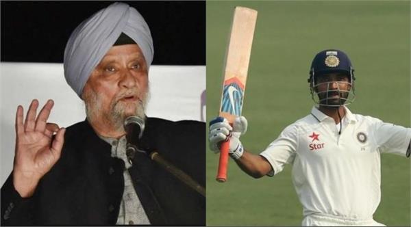 bishen singh bedi batting ajinkya rahane
